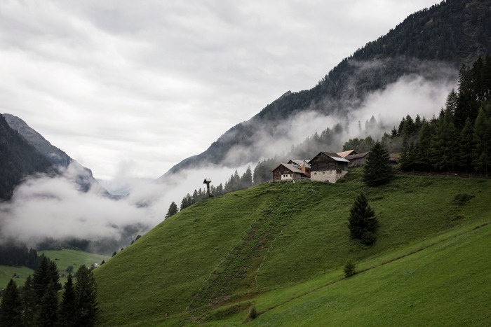 Tiroler Oberland/Reschenpass bei Regen